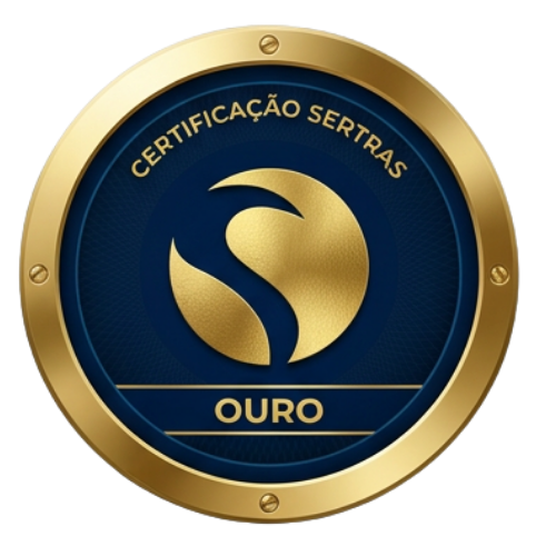 Selo Fornecedor Ouro Sertras - Gestão de Alta Performance.