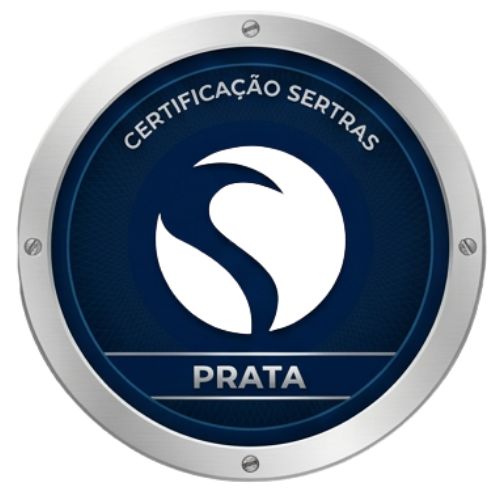 Selo Fornecedor Prata Sertras - Certificação 2026.