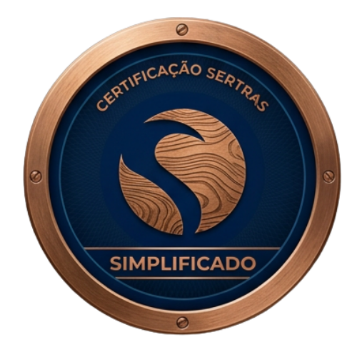 Selo Fornecedor Simplificado Sertras - Certificação 2026.